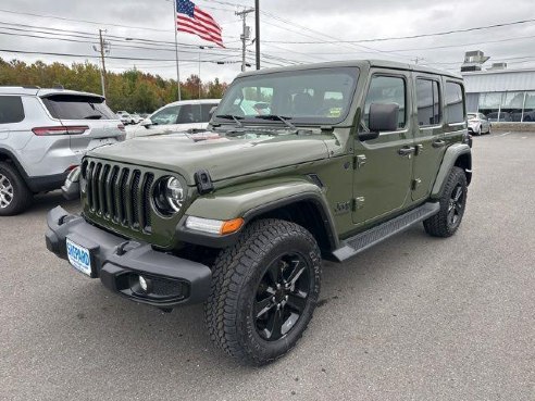 2021 Jeep Wrangler Unlimited Sahara Altitude Green, Rockland, ME