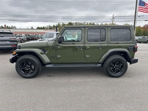 2021 Jeep Wrangler Unlimited Sahara Altitude Green, Rockland, ME