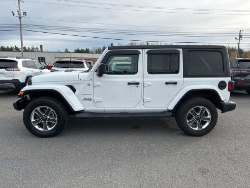 2020 Jeep Wrangler Unlimited Sahara White, Rockland, ME