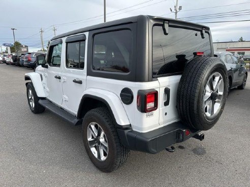 2020 Jeep Wrangler Unlimited Sahara White, Rockland, ME