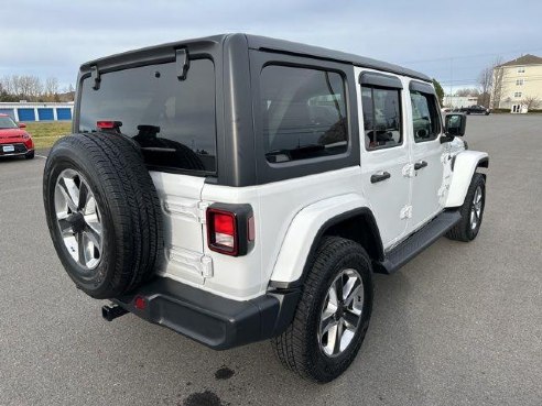 2020 Jeep Wrangler Unlimited Sahara White, Rockland, ME