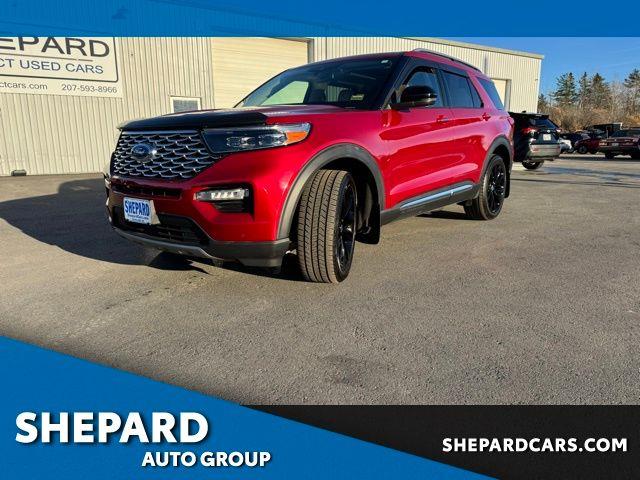 2022 Ford Explorer Platinum Red, Rockland, ME